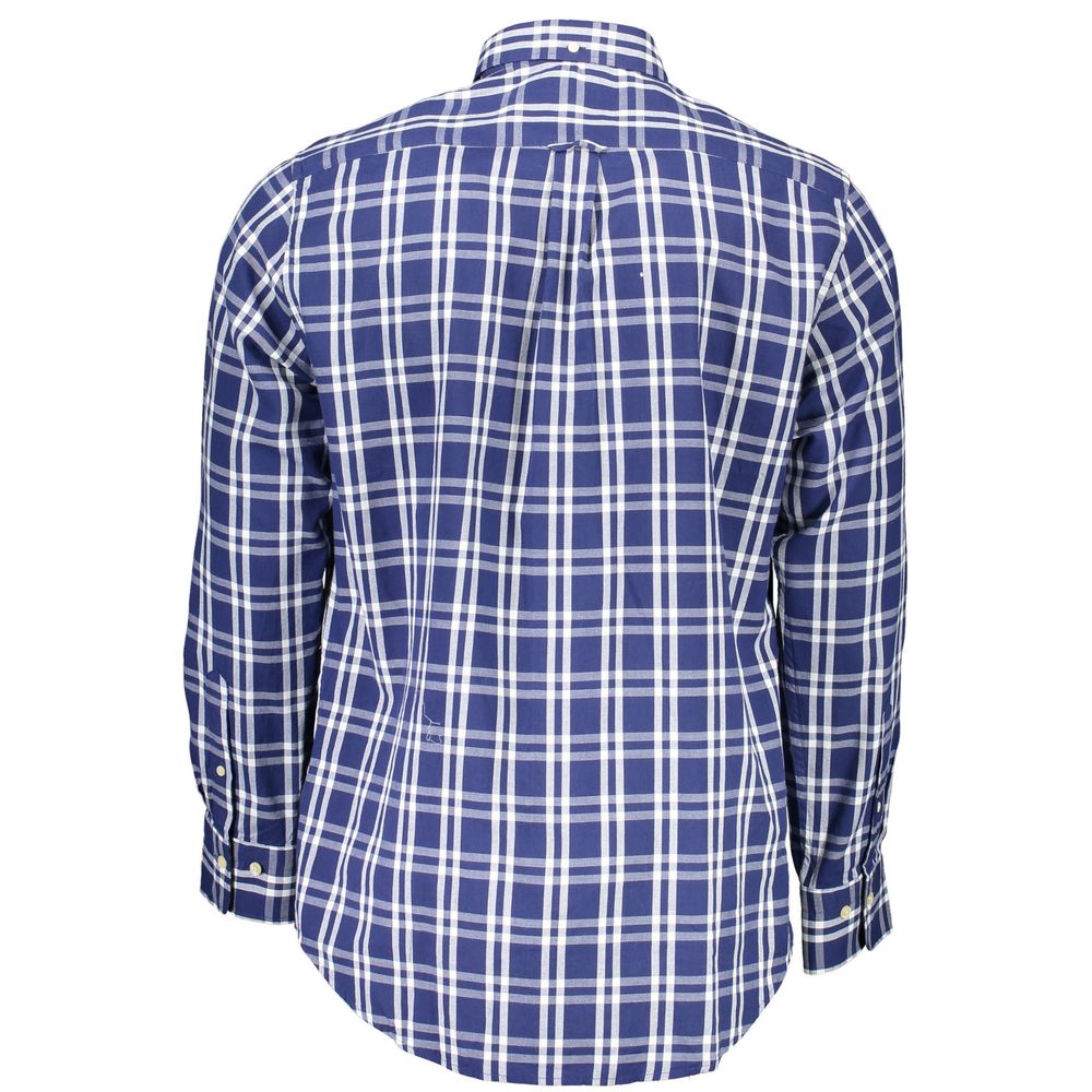 Gant Blue Cotton Men Shirt